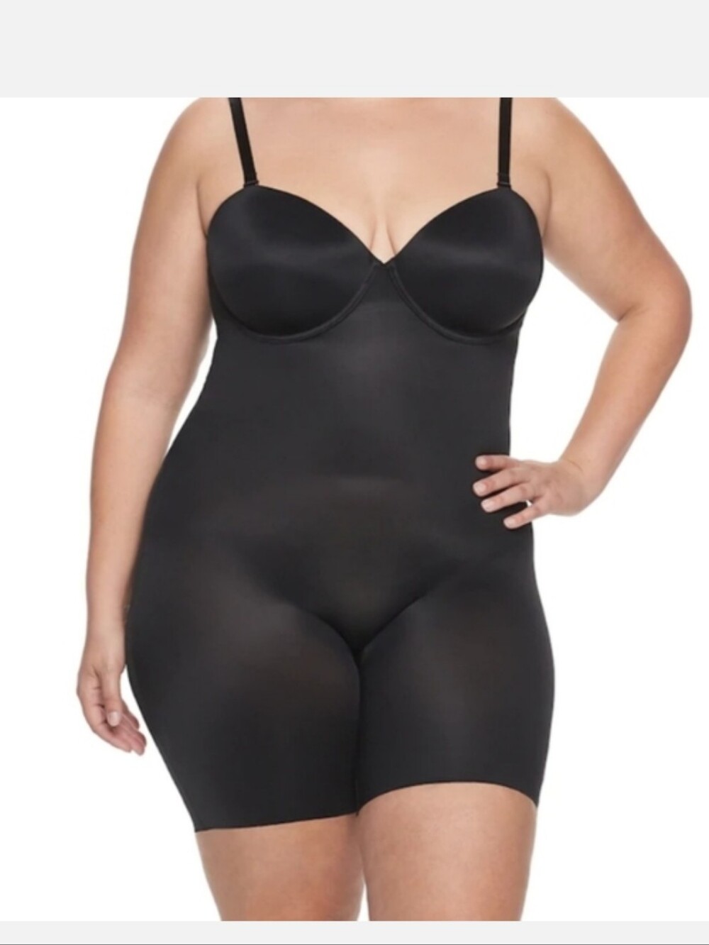 Red Hot Spanx Sz 1x Plus Size One Piece Shapewear Euc